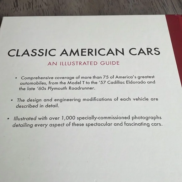 Classic American Cars - Coffee Table Book - Picture 6 of 8